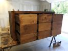 Model #1077 - Custom Kitchen Island | Countertop in Furniture by Limitless Woodworking. Item made of maple wood compatible with mid century modern and contemporary style