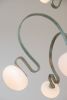 Coronette 7 Chandelier | Chandeliers by Sara Schoenberger. Item made of brass with glass works with contemporary & art deco style