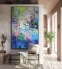 Gathering Up the Goddess III, Abstract Landscape 66" x 42" | Oil And Acrylic Painting in Paintings by Dorothy Fagan Fine Arts. Item composed of canvas in contemporary or eclectic & maximalism style