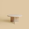 Travertine Coffee Table - HASHI by Lebanto | Tables by Lebanto. Item composed of marble in minimalism or contemporary style