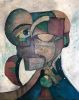 Untitled I | Oil And Acrylic Painting in Paintings by Mud Studio, South Africa. Item composed of synthetic