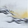 In your smile | Oil And Acrylic Painting in Paintings by Francesca Borgo. Item composed of canvas compatible with minimalism and contemporary style
