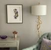 Pearl Grace on-edge paper on wallpaper | Wall Sculpture in Wall Hangings by JUDiTH+ROLFE. Item composed of paper compatible with boho and contemporary style