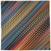 Color Square #9 | Embroidery in Wall Hangings by Dan Olfe. Item composed of fabric