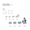 Devon | Pouf in Pillows by KATSU | Katsu Studio in Saint Petersburg. Item composed of cotton