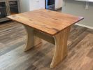 Farmhouse Coastal Live Oak Dining Table | Tables by Walker Design Studios. Item made of oak wood works with country & farmhouse style
