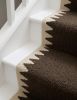 Handwoven Woolen Brown Runner Rug | Rugs by Evergreen Carpets. Item made of wool works with boho & minimalism style
