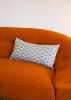 Half Moon Patterned Lumbar Pillow | Pillows by Parallel. Item composed of cotton