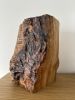 Handmade Lamp with Ash Wood Base and Textured Shade | Table Lamp in Lamps by Tissage Sauvage. Item composed of wood and wool in boho or country & farmhouse style