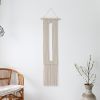 Keyhole in Ivory | Macrame Wall Hanging in Wall Hangings by YASHI DESIGNS. Item made of cotton works with minimalism & contemporary style