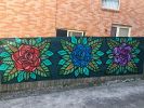 Residential Fence Mural | Murals by Storm Soul Artworks
