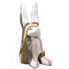 Disapproving Bunny- Arches and Scribbles | Sculptures by Fuzz E. Grant. Item composed of synthetic