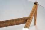 Trinity Coffee Table | Tables by Designed with Purpose. Item made of wood with brass works with mid century modern & contemporary style