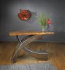 Curve Console | Console Table in Tables by Gatski Metal. Item composed of metal compatible with contemporary and country & farmhouse style