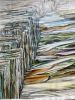 'Kent Cliffs' | Oil And Acrylic Painting in Paintings by Sangeeta Sagar. Item composed of paper in contemporary or modern style
