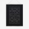 Geometric Night Harvest Art Print | Prints by Michael Grace & Co.. Item composed of paper