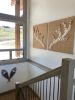 Antlers | Wall Sculpture in Wall Hangings by Sarah Zarrabi. Item composed of oak wood & ceramic compatible with modern and rustic style