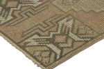 Vintage Turkish Rug in Pink with Blue & Green Geometric | Area Rug in Rugs by Rug and Kilim