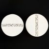 Circular Wall Art Set Of 2 Geometric Abstract Artwork | Art & Wall Decor by Elizabeth Prince Ceramics