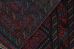 Rug & Kilim’s Afghan Baluch Tribal Rug in Burgundy and Blue | Area Rug in Rugs by Rug and Kilim