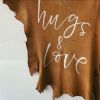 Hugs & Love | Tapestry in Wall Hangings by Paper Cliché. Item made of fabric