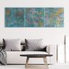 Metallic Rainbow (SOLD) | Oil And Acrylic Painting in Paintings by Alessia Lu. Item made of canvas works with contemporary & industrial style