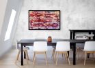 Surge #8 | Oil And Acrylic Painting in Paintings by Joanie Gagnon San Chirico Studio. Item made of canvas