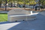 Dr. Martin luther King Jr. | Public Sculptures by Jeff Hall Studio | Martin Luther King Jr Library (Aurora Public Library) in Aurora. Item made of granite