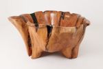Live Edge Bathtub Carved from Single Piece of Wood, Logniture | Furniture by Logniture. Item composed of wood compatible with contemporary and country & farmhouse style