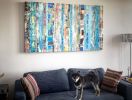Abstract Painting | Oil And Acrylic Painting in Paintings by Andrzej Michael Karwacki. Item composed of synthetic