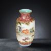 Qing Qianlong Famille Rose Sgraffito Panoramic Steeds Vase | Vases & Vessels by Dynasty Artisan. Item composed of ceramic compatible with contemporary and eclectic & maximalism style