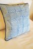 Indigo Paisley Motif Cushion Cover | Sham in Linens & Bedding by Jaipur Bloc House. Item composed of cotton