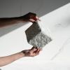 The Small White Cube Sculpture | Sculptures by Carolyn Powers Designs. Item made of concrete works with minimalism & contemporary style