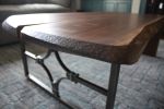 Live Edge Waterfall Coffee Table | Tables by Alicia Dietz Studios. Item composed of walnut and steel