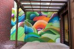 West End Village mural | Street Murals by Nathan Brown. Item made of synthetic