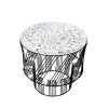 Terrazzo Table | Side Table in Tables by Bend Goods. Item composed of metal & cement