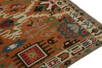 Rug & Kilim’s Oushak style rug in Orange with Colorful | Area Rug in Rugs by Rug and Kilim