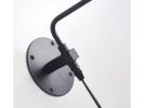 Industrial sconce with pleated dome lampshade, | Sconces by Studio Pleat. Item composed of metal & paper compatible with mid century modern and contemporary style