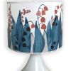 Lily of the Valley Lampshade | Lighting by Robin Ann Meyer. Item composed of fabric and metal in country & farmhouse or eclectic & maximalism style