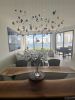 Murano Gemstones Chandelier. Dining Room, Living Room, Foyer | Pendants by Galilee Lighting. Item composed of metal and glass in modern style