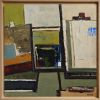 Dialogue des couleurs | Oil And Acrylic Painting in Paintings by Sophie DUMONT.. Item composed of canvas in minimalism or contemporary style