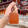 Artisan Manjushri Thangka Ash Clay Buddhist Amulet Pendant | Ornament in Decorative Objects by Dynasty Artisan. Item made of leather compatible with contemporary and eclectic & maximalism style