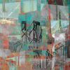 Bridge Riff | Prints by Lisa Levine. Item made of glass with paper