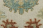 Rug & Kilim’s Oushak Rug in Beige-Cream with Medallion | Area Rug in Rugs by Rug and Kilim