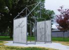 Mutual Homes | Public Sculptures by Virginia Kistler | Oak Park in Kettering. Item made of steel