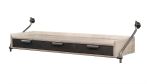 3 Drawer Knife Edge Console | Media Console in Storage by Amuneal. Item made of oak wood & brass
