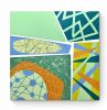 Surfaces meeting 1 | Oil And Acrylic Painting in Paintings by Cristina Dalla Valentina. Item made of canvas works with contemporary style