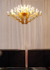 ARM 40 Chandelier Gold 98 | Chandeliers by ADAMLAMP. Item composed of steel in modern style