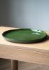 Handmade Porcelain Dinner Set. Green | Plate in Dinnerware by Creating Comfort Lab. Item made of ceramic