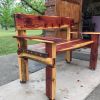 Cedar Bench | Benches & Ottomans by Wayne Delyea | Wayne Delyea Furniture Maker Shop in Granbury
